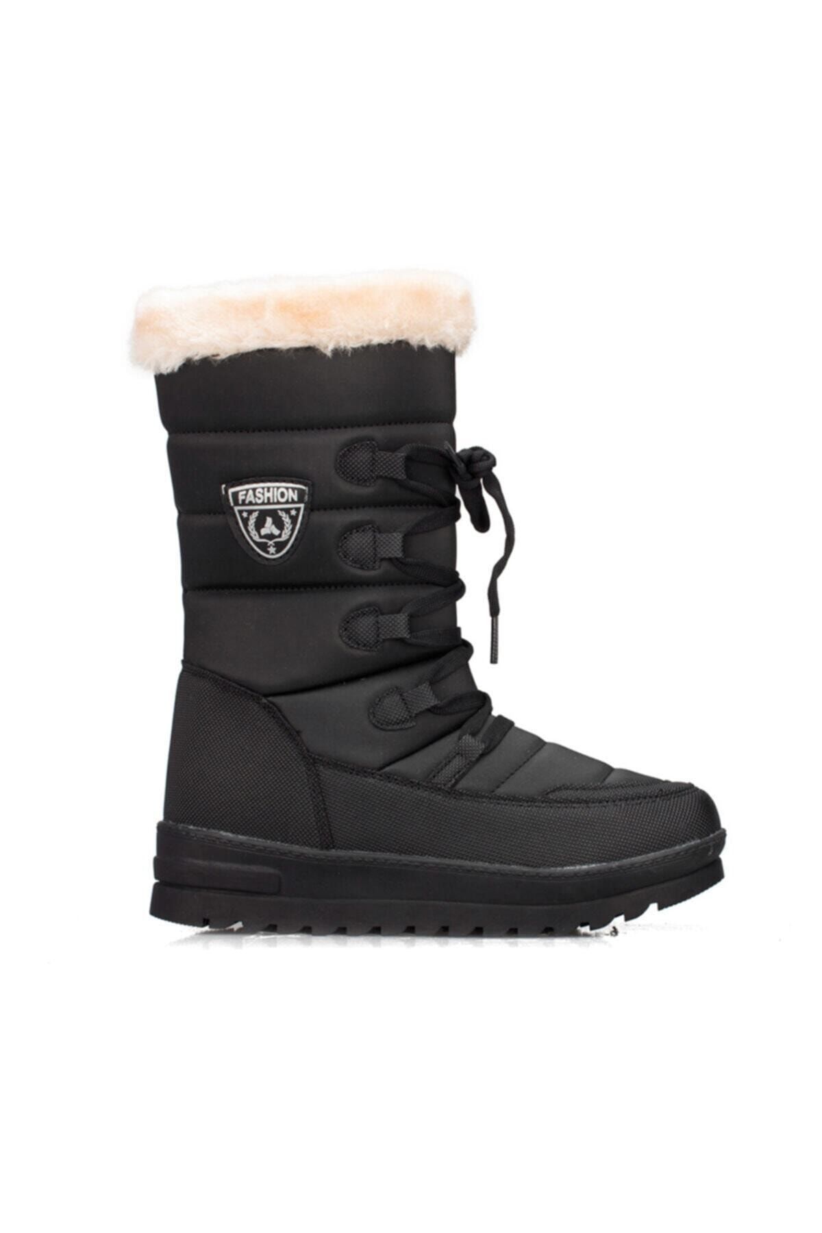 Twingo Women s Black Thermal Fur Winter Snow Boots 995