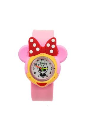 minnie mouse karikaturlu kiz cocuk pembe kol saati fiyati yorumlari trendyol