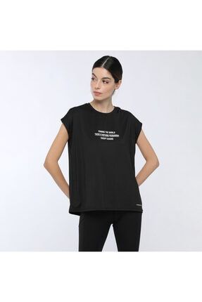 ELENA T-SHIRT Siyah Kadın T-Shirt 100559694