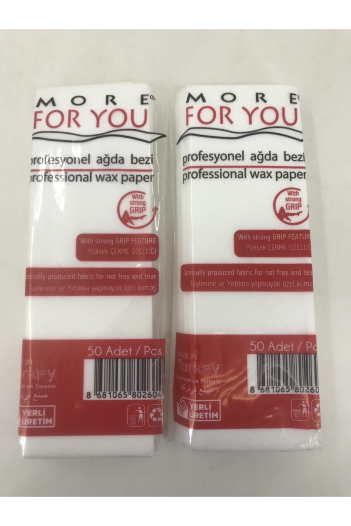 More For You Ağda Bezi X 2 Paket 50 Adet