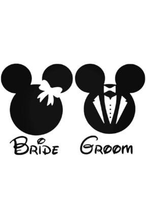 Disney Bride Groom 1172 Sticker Araba Oto Arma Duvar Çıkartma 20 cm A68S13159