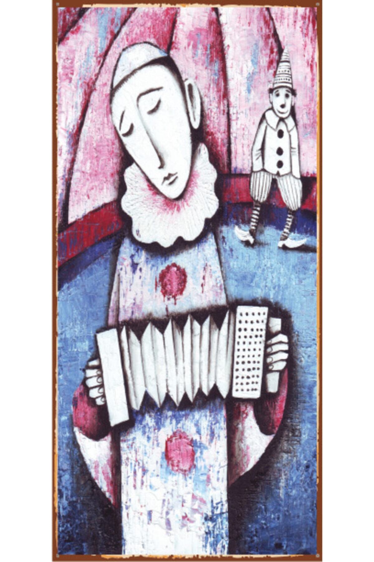 Sad Circus 10 Cm X 20 Cm Mini Retro Wood Poster