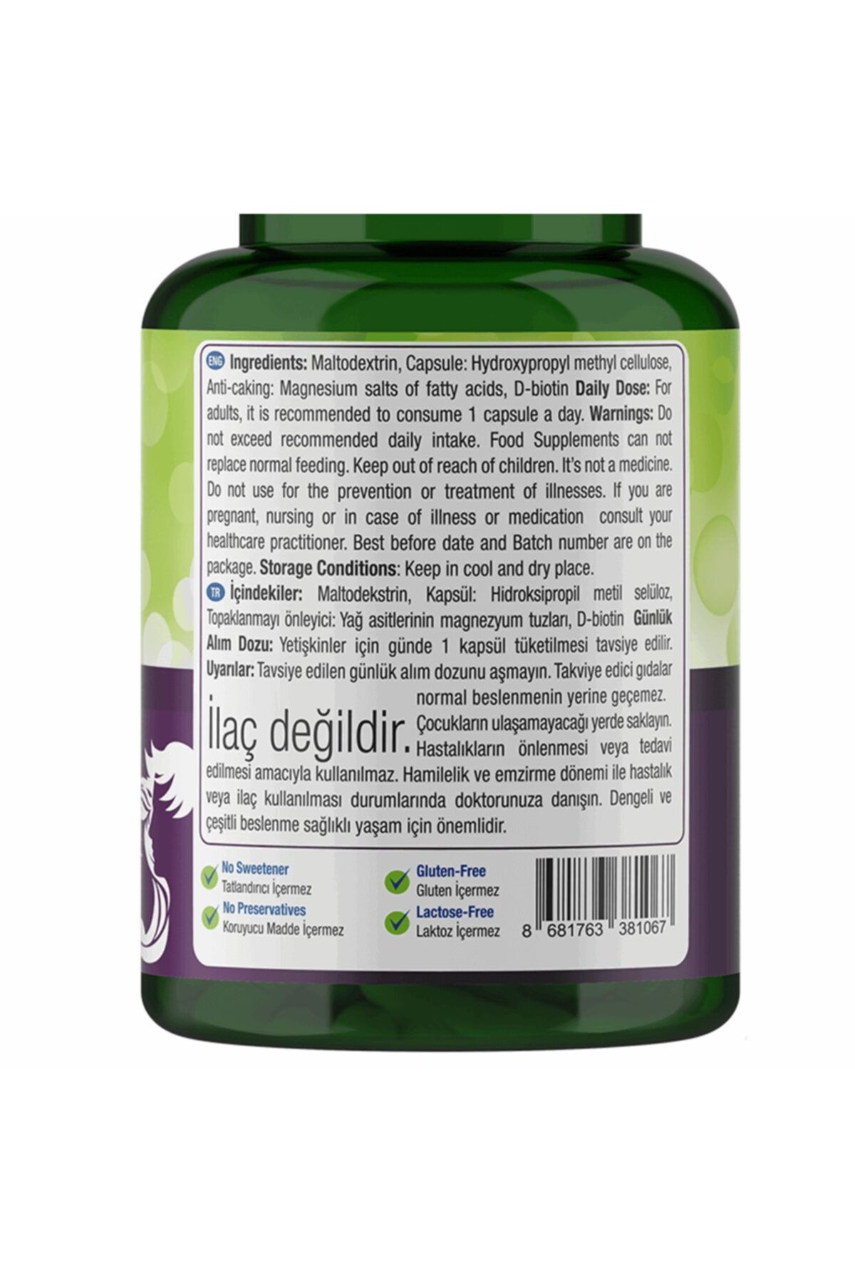 Nature's Supreme-Biotin 5000 Mcg 60 Capsules 5