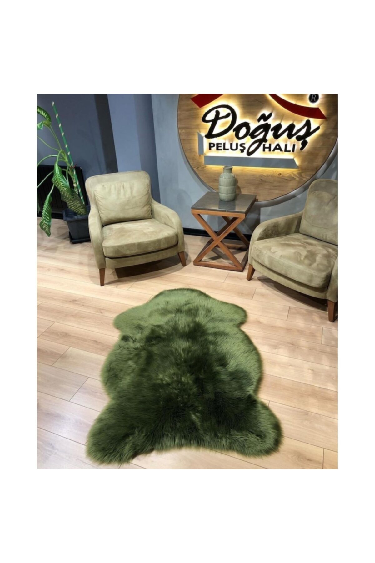 dogus pelus hali apost tek kafa yesil post hali 100x150 cm fiyati yorumlari trendyol