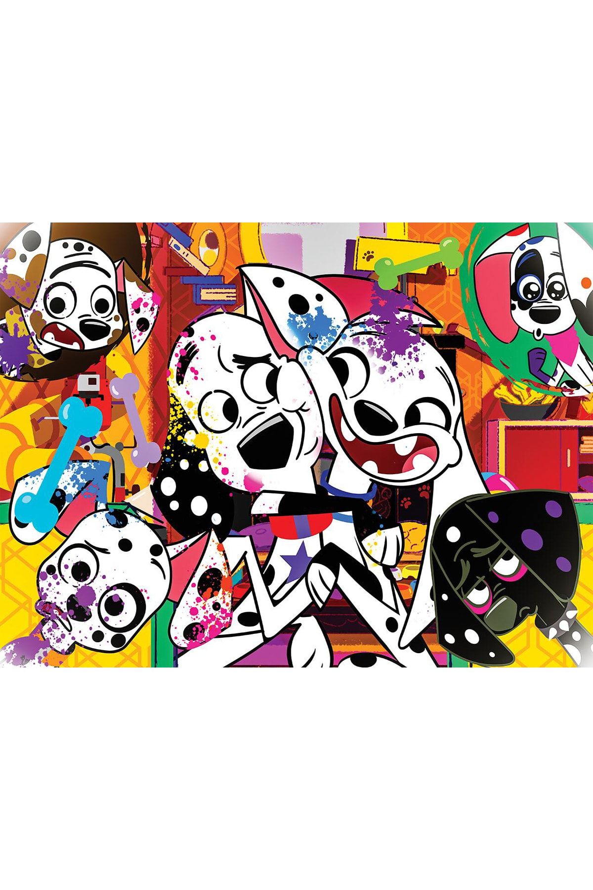 پازل ها و یاپبوزهای کودک 100 قطعه 101 محصول دارای مجوز خیابان Dalmatian Ks Games