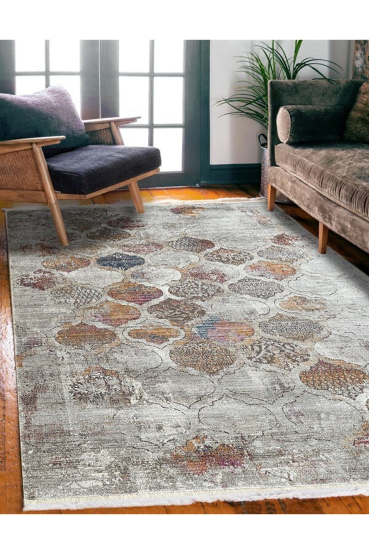 angora hali moon tozsuz vintage eskitme salon halisi fiyati yorumlari trendyol