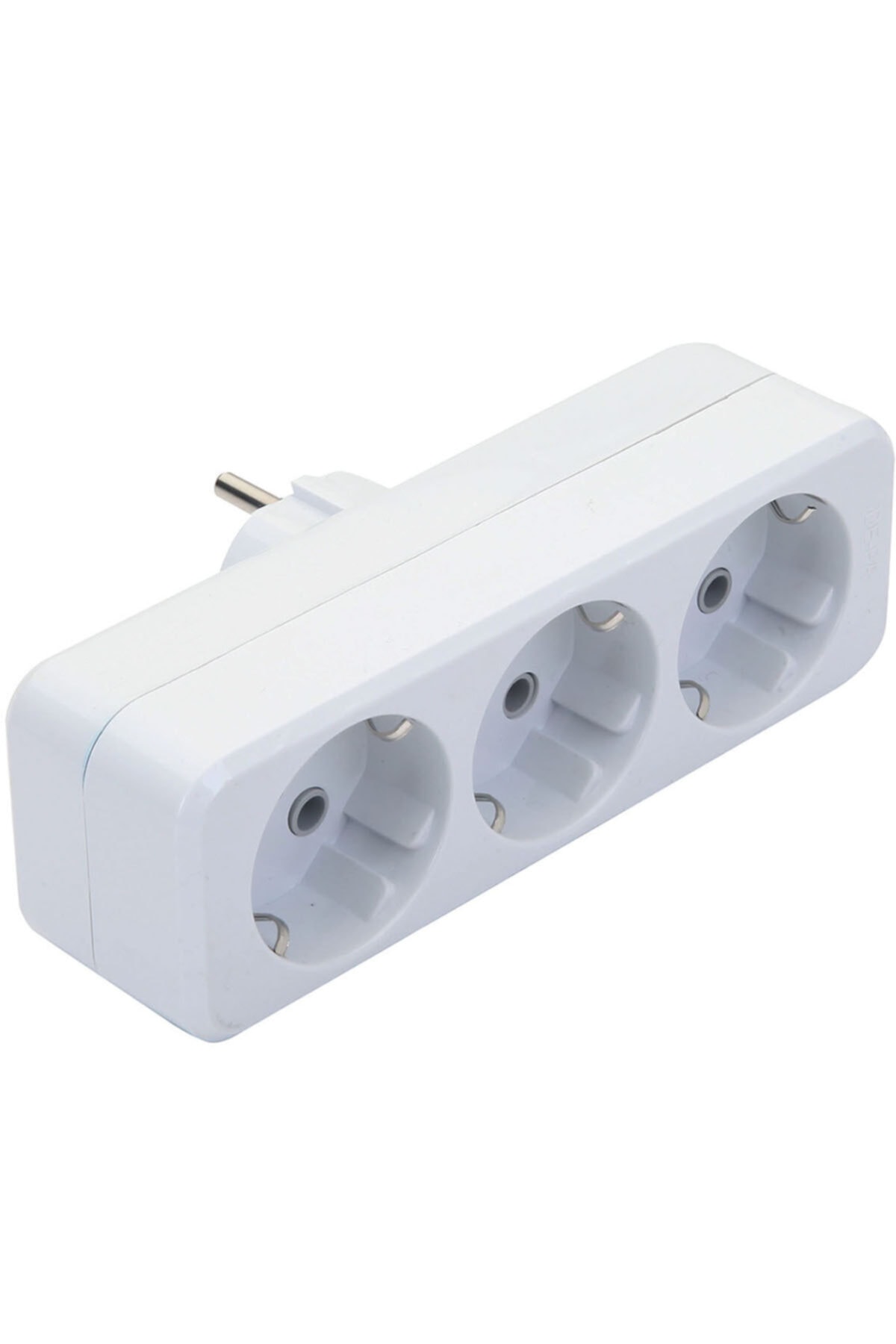 Mobee Beyaz Kablosuz Topraklı Çoğaltıcı Üçlü Priz 3'lü 1410