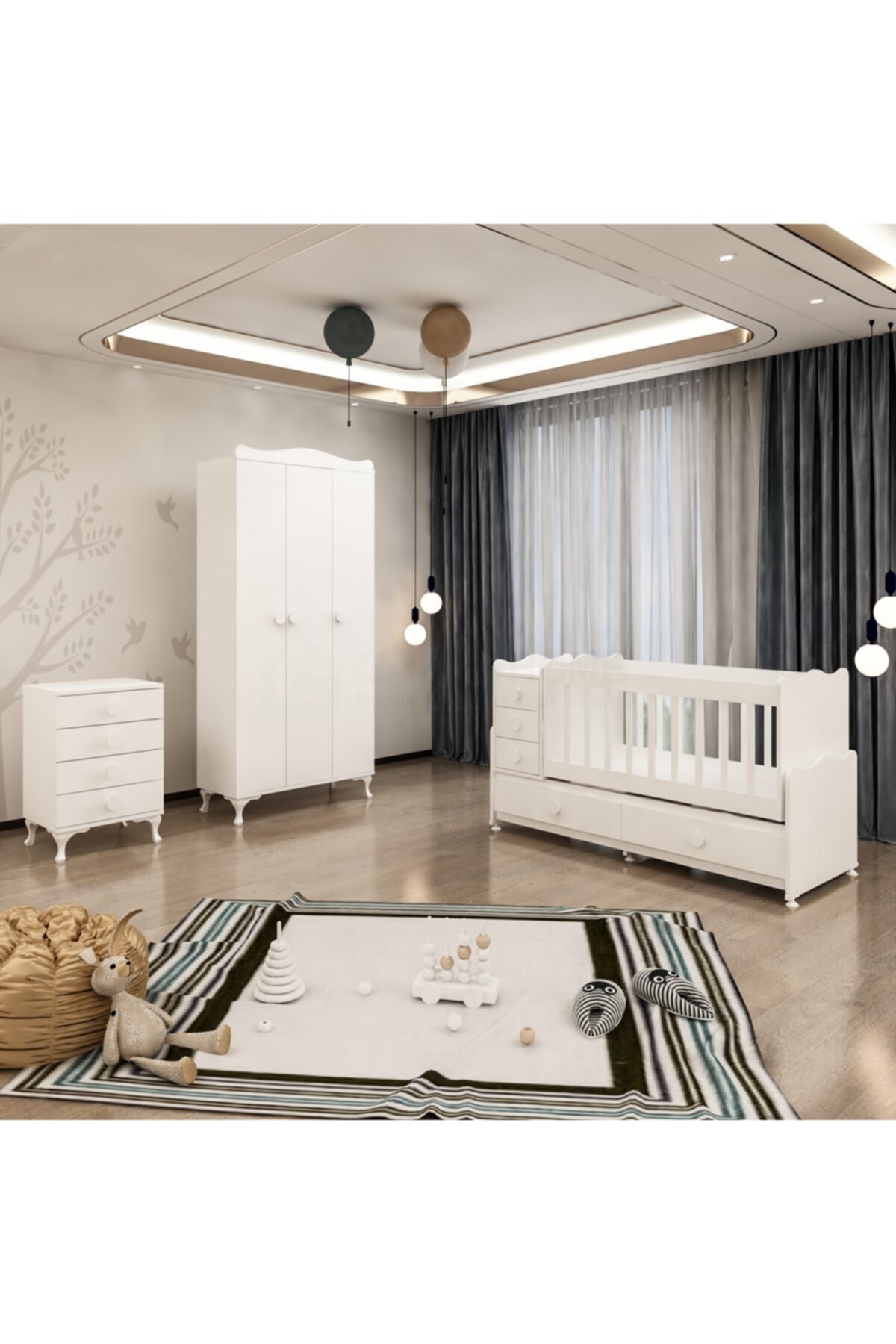 güzel ebeveyn yatak odası takımları