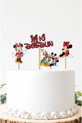 Minnie Mouse Pasta Süsü - kalın Kağıt MİNMOPASÜ002