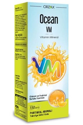 Vm Vitamin Mineral Şurubu Portakal Aromalı 150ml ORZ7094