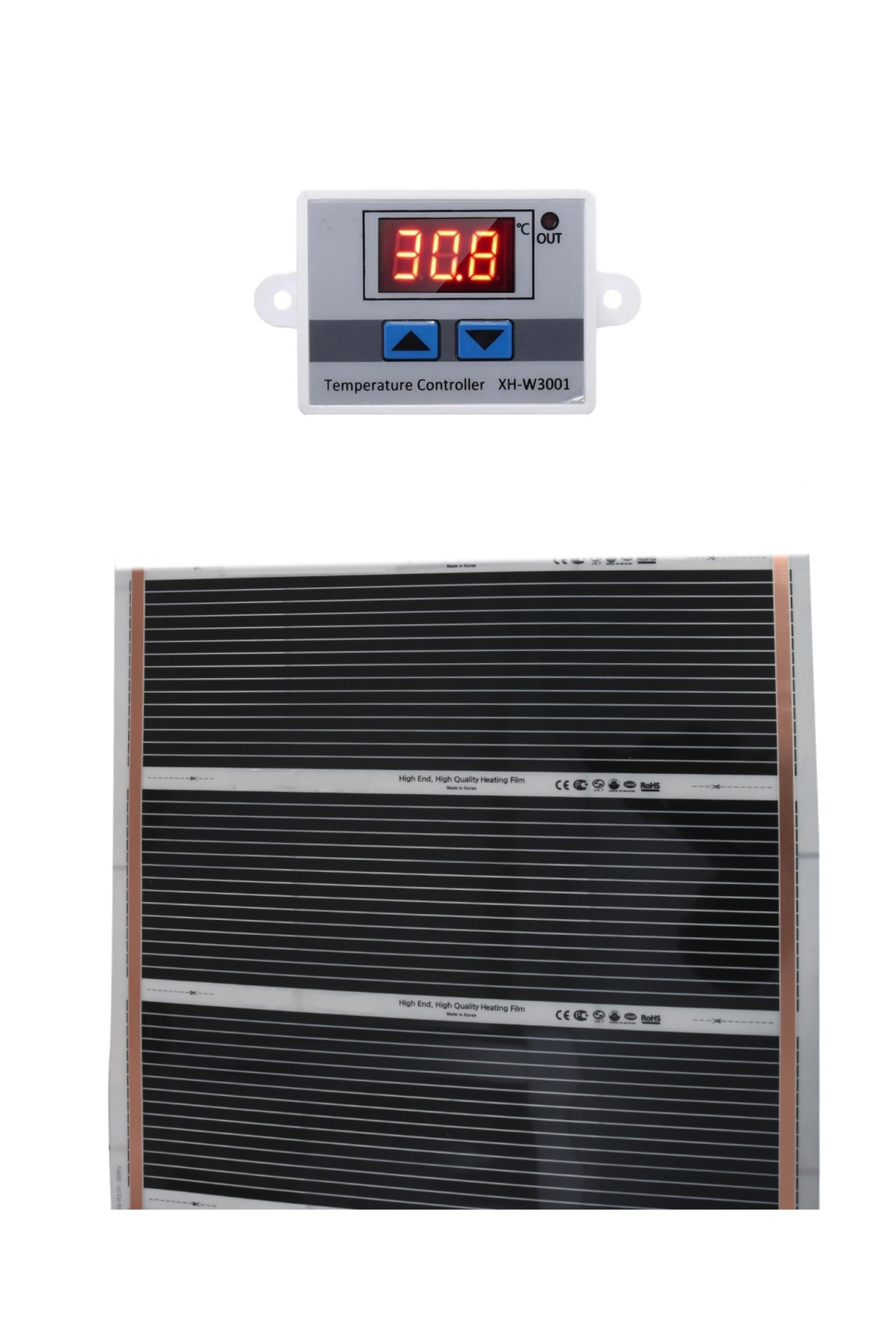 UFUK DAĞITIM 100x300 Dijital Termostatlı Halı Altı Isıtıcı Karbon Film