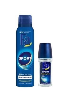 Sport Men Deo Spray 150 Ml + Roll-on Erkek 50 Ml Sport Energizing Fresh SET.HNKL.SPRT