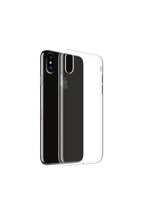 Iphone Xs Max Kılıf + Ekran Koruyucu A+ Şeffaf Lüx Süper Yumuşak Ince Slim Silikon Apple iPhone XS MAX Kılıf Şeffaf1