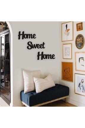 Home Sweet Home Ahşap Duvar Dekoratif Tablosu 580071