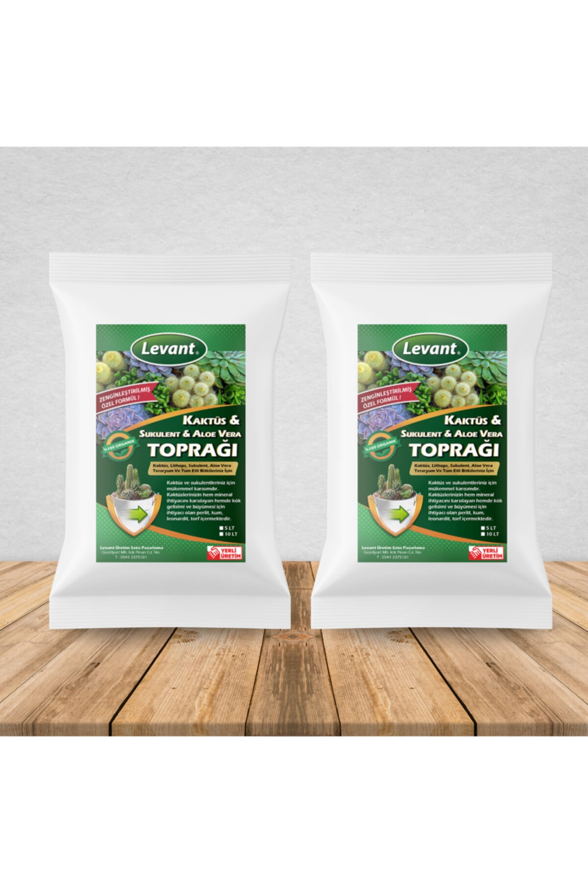 Kaktüs Toprağı 2 Adet 5lt %100 Yüksek Verim