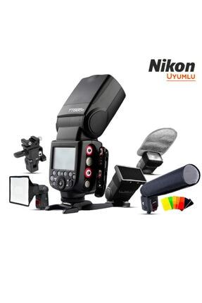 TT685N Nikon TTL Uyumlu Flaş & Godox SA-K6 Aksesuar Kit TF.GO.TT685N.SAK6