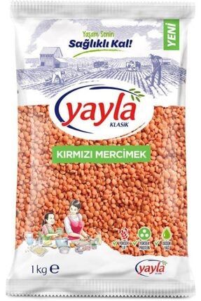 Kırmızı Mercimek 1 kg x 16 Adet DUB1-1073