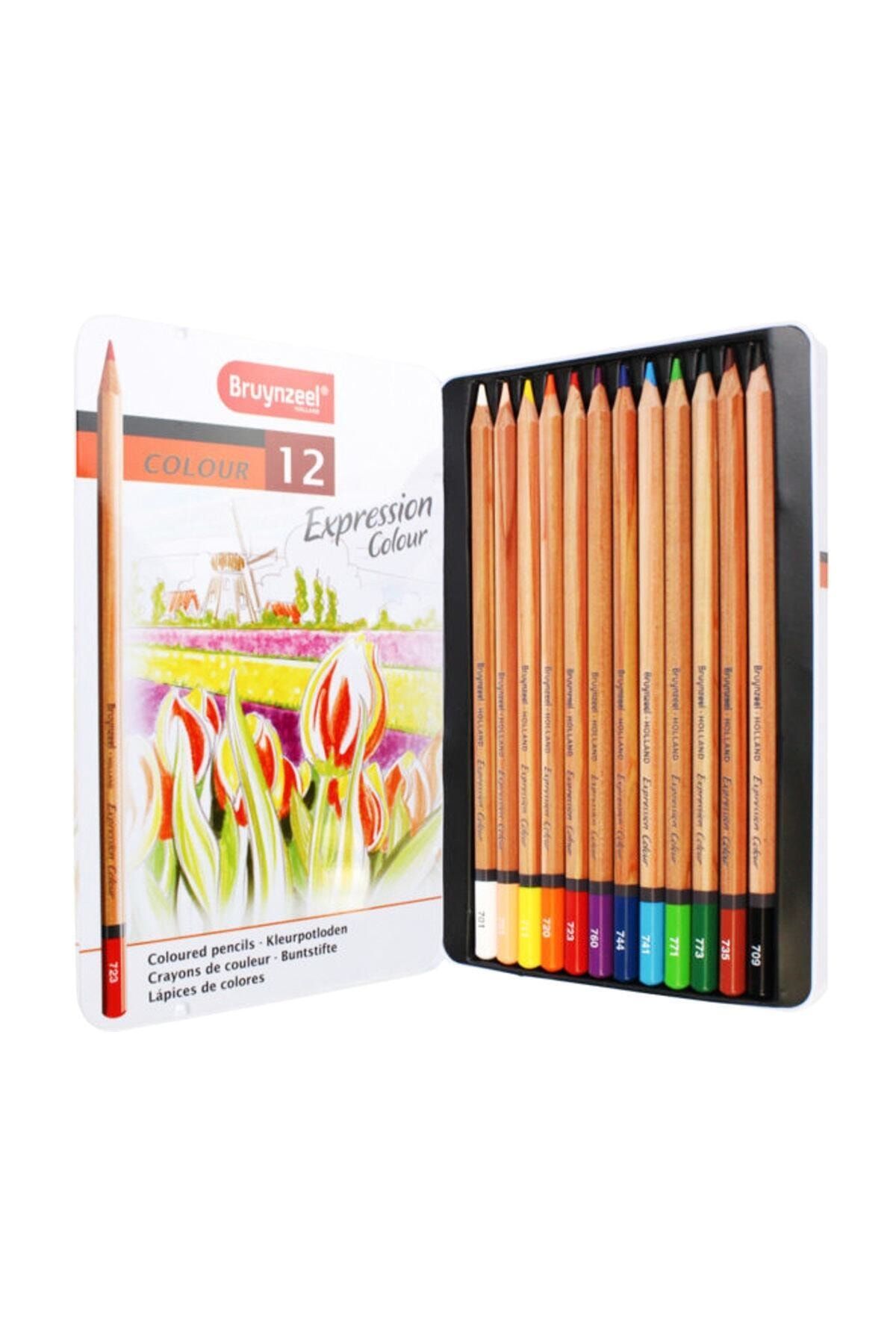 bruynzeel expression colour 12 renk kuru boya seti