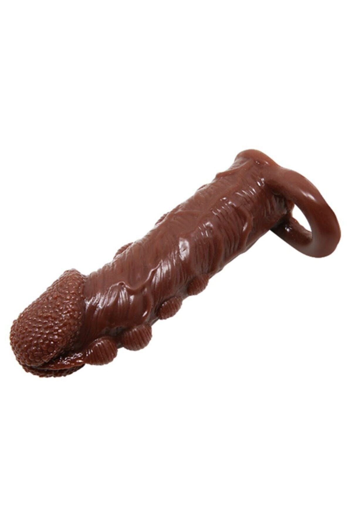 Uzatmalı Damarlı Penis Kılıfı 3 cm 2