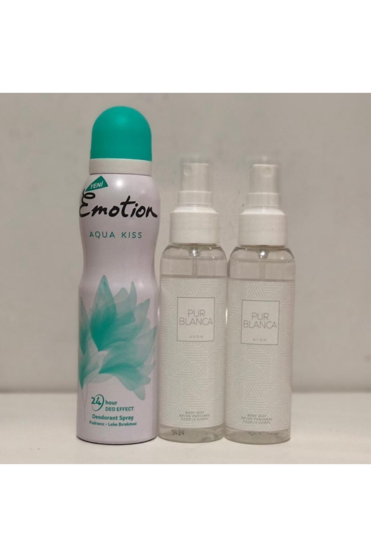 Emotion Aqua Kiss Deodorant + Avon Little Black Dress Vücut Sprey 2 Adet