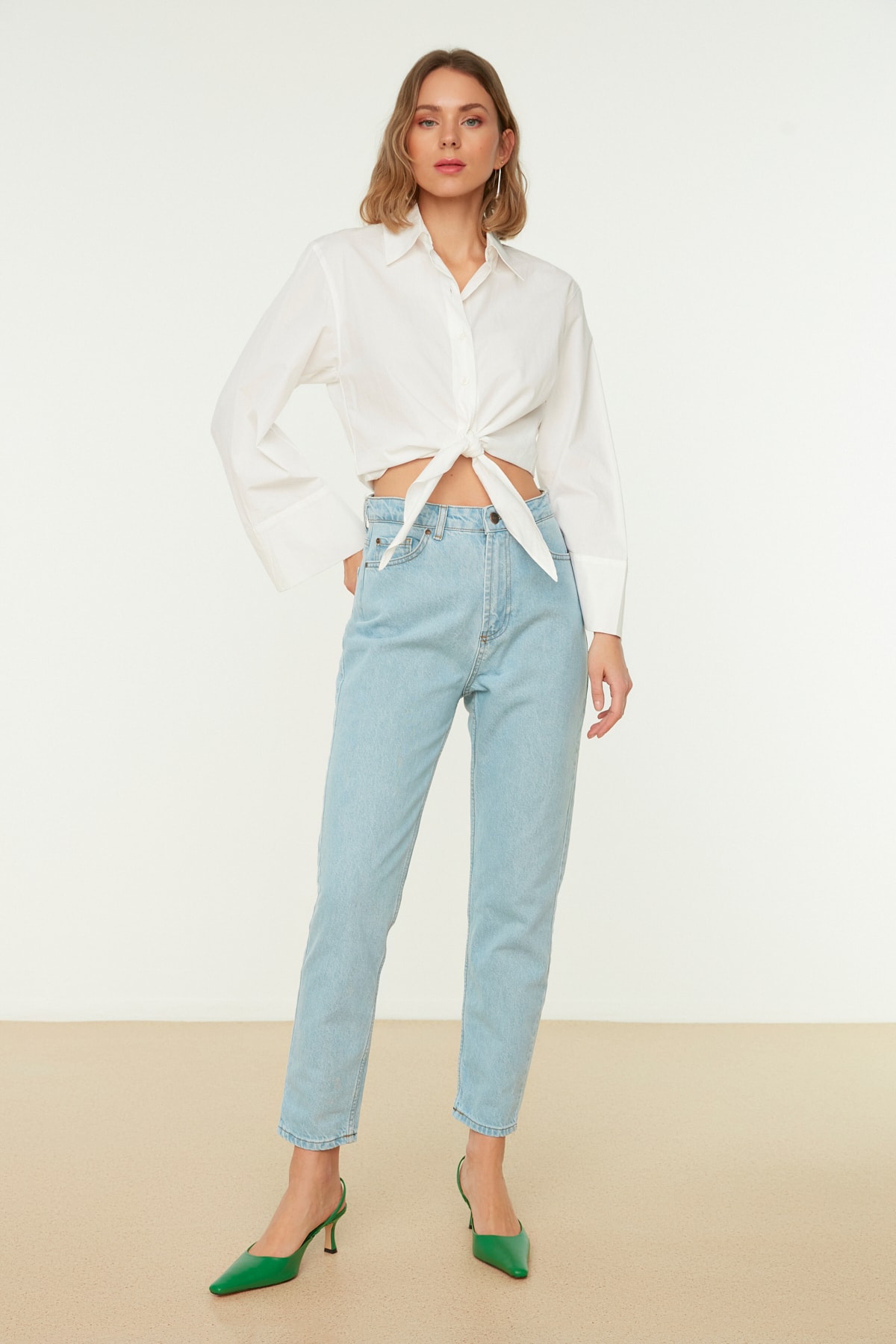 Trendyol Collection Jeans - Blue - Mom