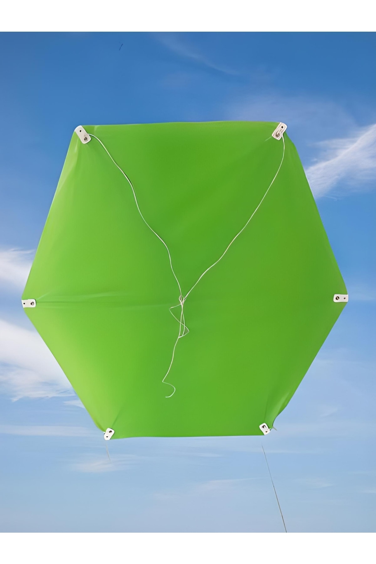 Onur uçurtma her çocuğun bir masalı olmalı Altıgen Uçurtma Yeşil Renk