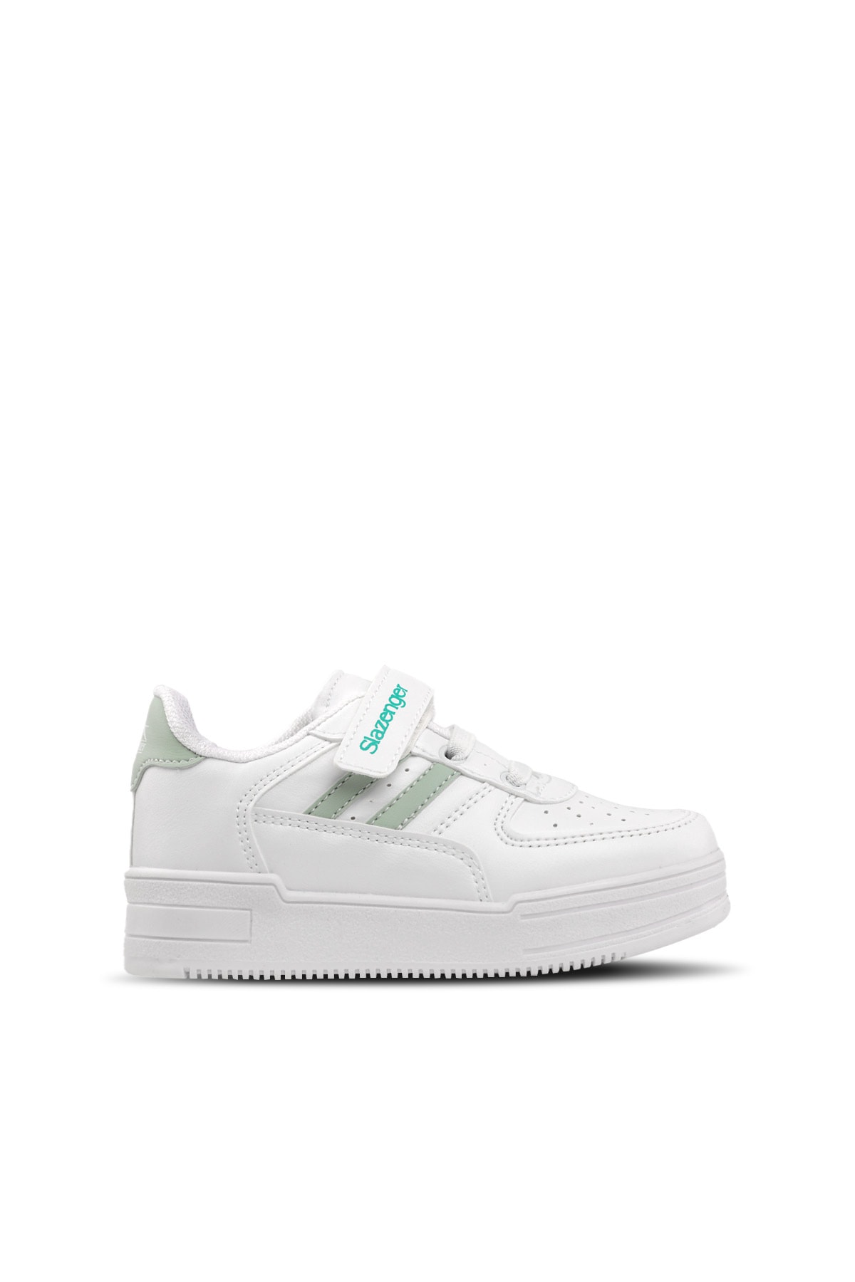 Slazenger Camp Sneaker Unisex Çocuk Ayakkabı Beyaz / Yeşil