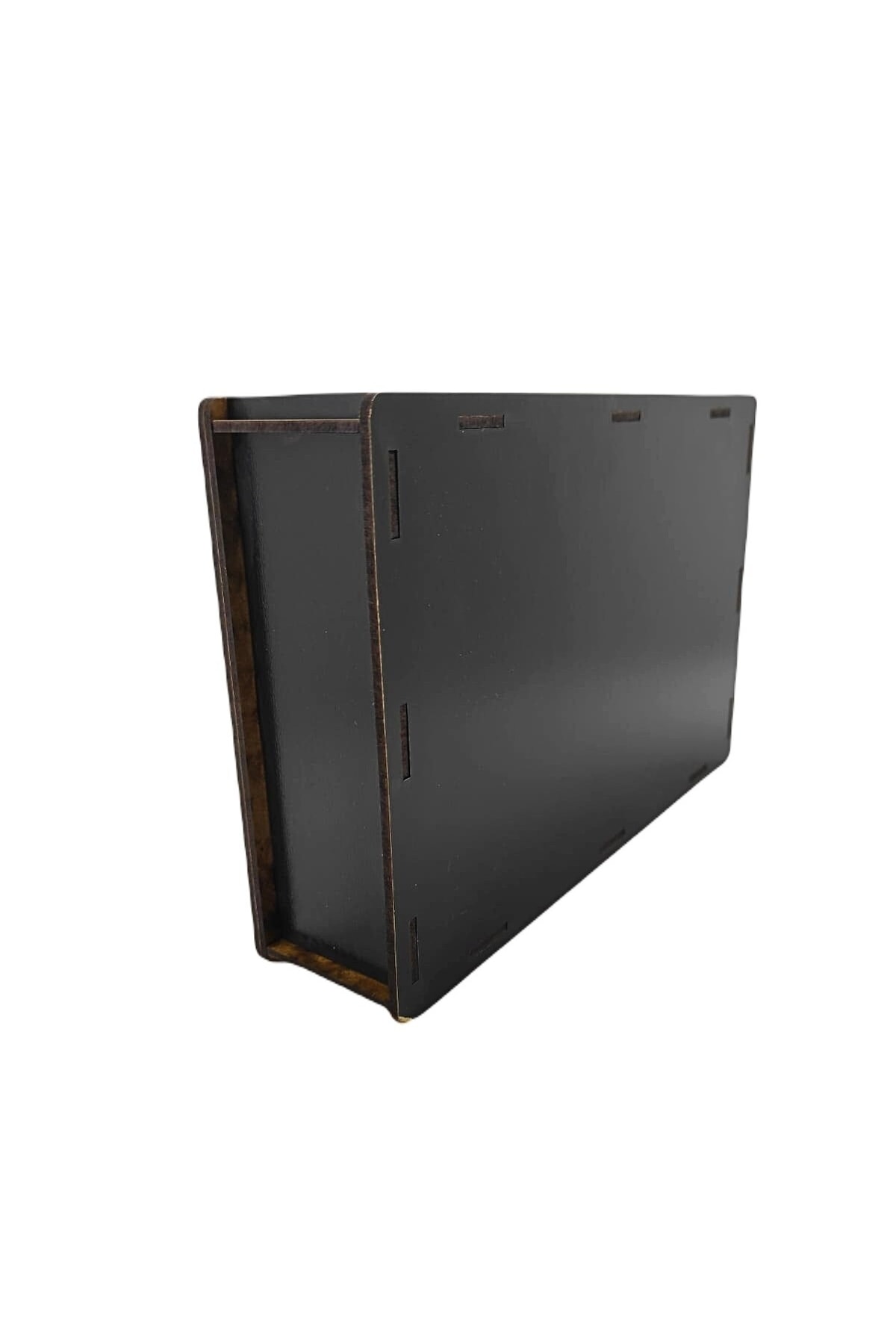 Siyah Beyaz Parabox Hedefli Para Biriktirme Kumbarası 2.000 Hedefli Ahşap Para Kutusu