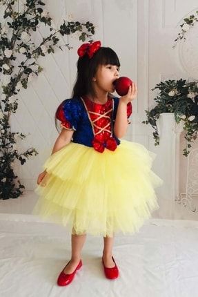 Tütülü Pul Payet 10 Yaş Kız Çocuk Kostüm Elbise MX-PPRENSES