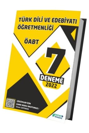 2022 Türk Dili Ve Edebiyatı Öabt 7 Deneme 9786057083562
