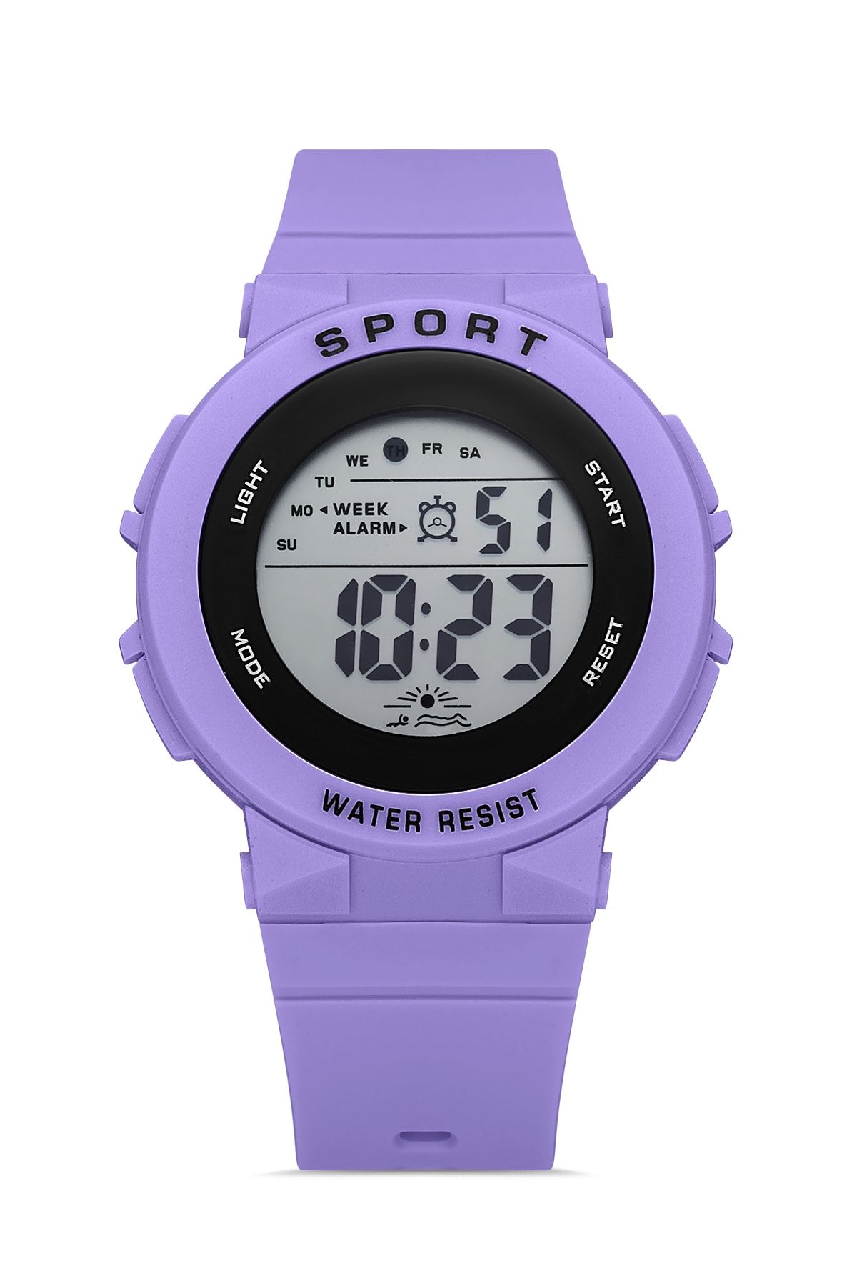 Girls purple online digital watch