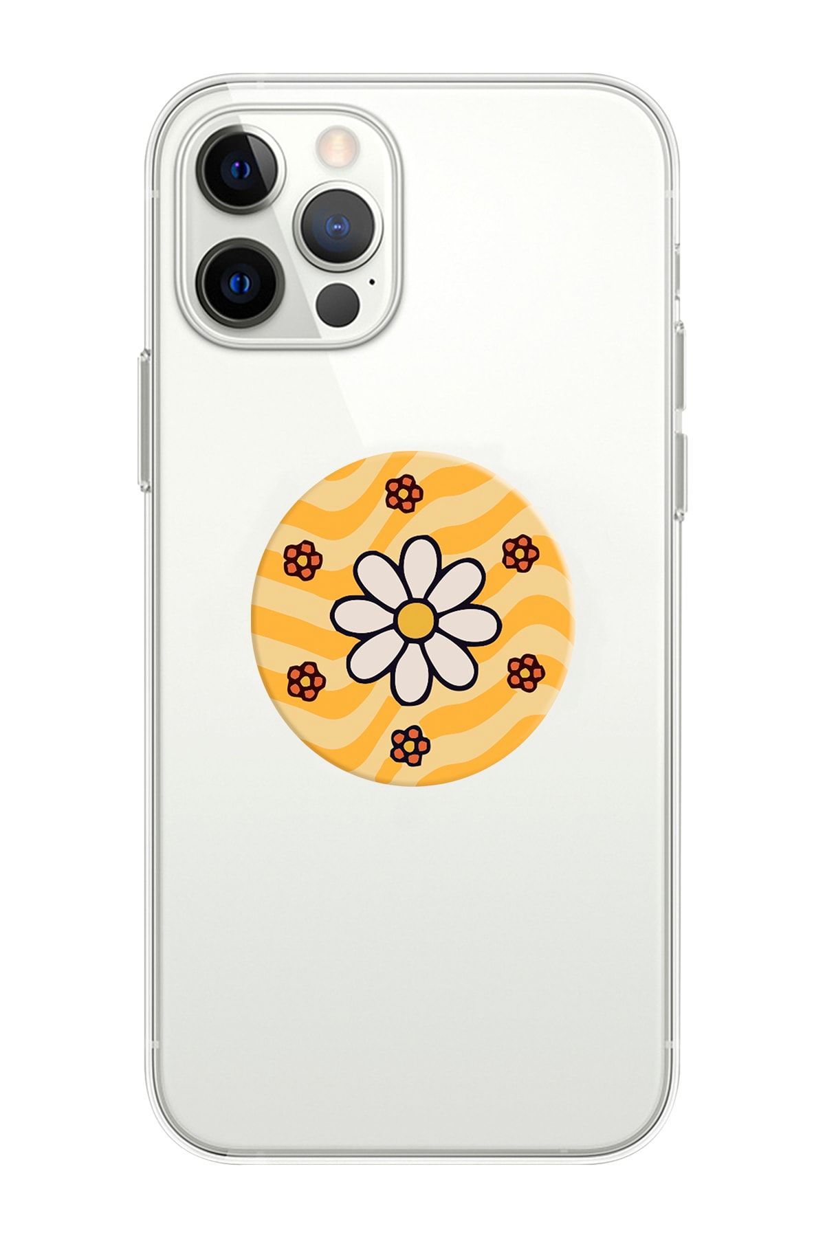 Papatyalar Desenli Popsocket Telefon Tutacağı - 2