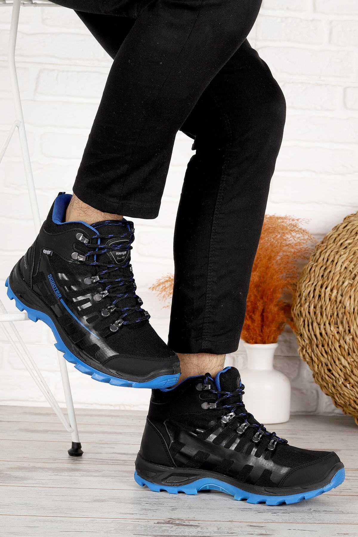 بوت مردانه مشکی Scooter | W22KBOOTSCT00002 اورجینال - تصویر 3