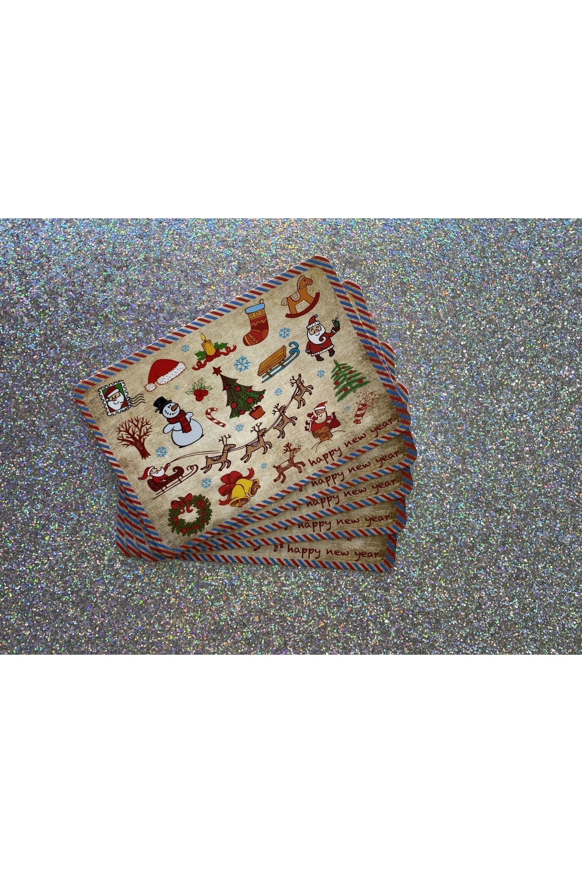 4nio Geyik Kartpostal Hediye Kartı 5 Li