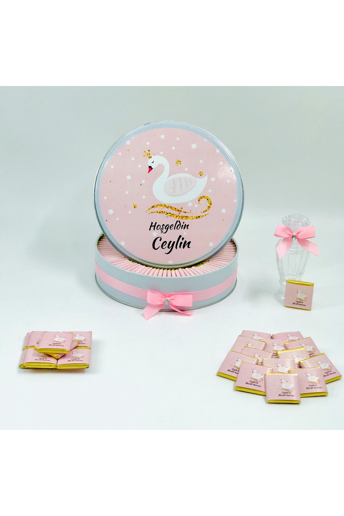 TuNa Chocolate Tuna Cholata Isme Özel Kız/ Erkek Bebek Çikolatası