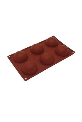 Flexmat Silikon Çikolata Ve Kek Kalıbı (Yarım Küre, No:27) MK04A1435