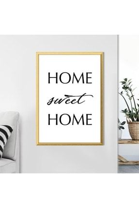 Home Sweet Home 1 Çerçeve Ve Poster - Tp1036 ARTP1036