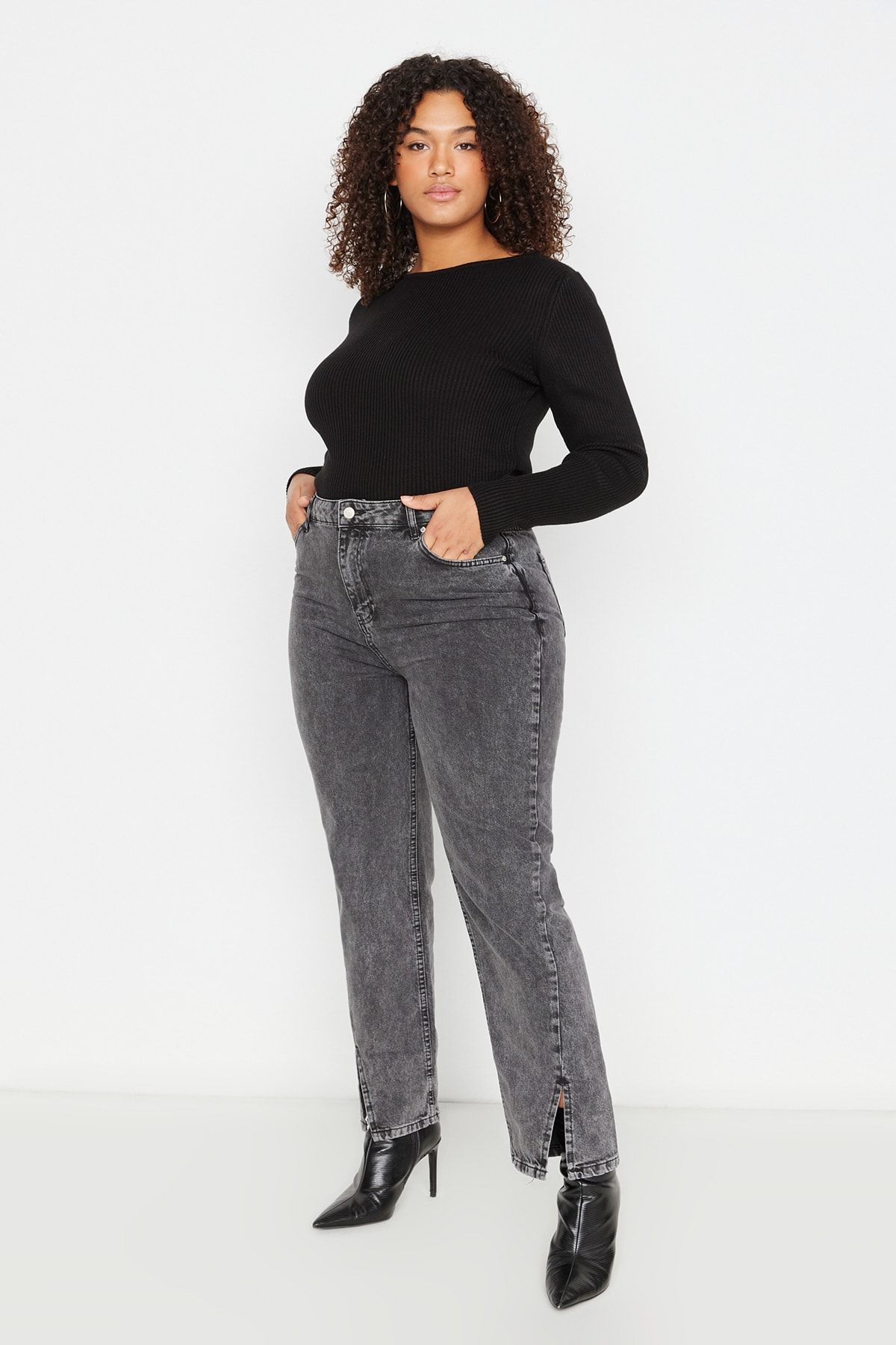 Curve clearance black jeans