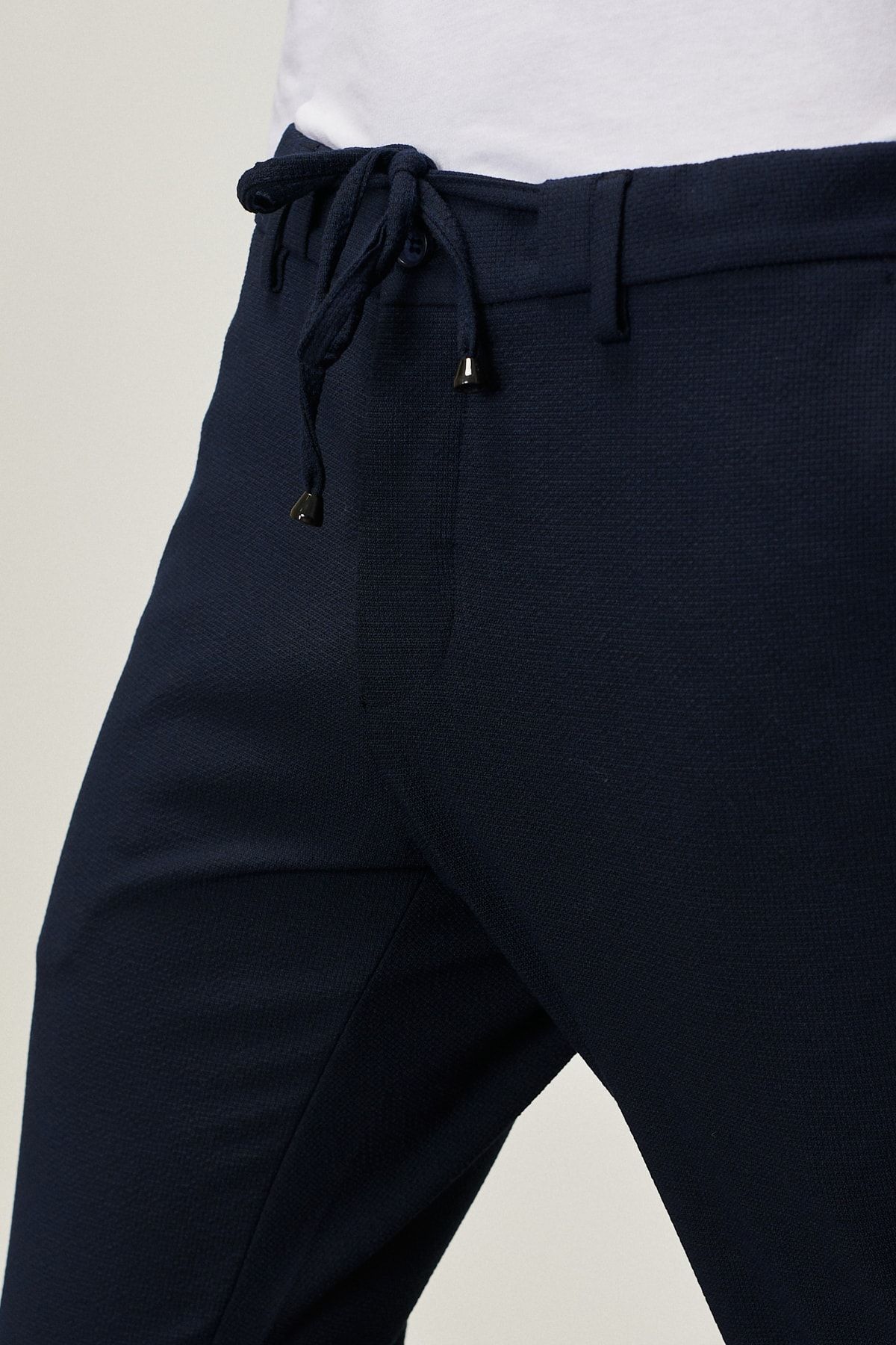 ALTINYILDIZ CLASSICS Erkek Lacivert Slim Fit Dar Kesim Mono Yaka Lacivert Takım Elbise MB11341