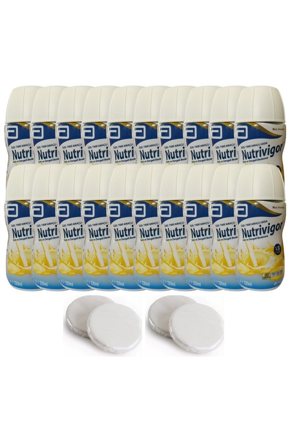 Abbott 20 Adet Muz Aromalı Yetişkin Dengeli Beslenme Sütü + Mini Sabun Hediye