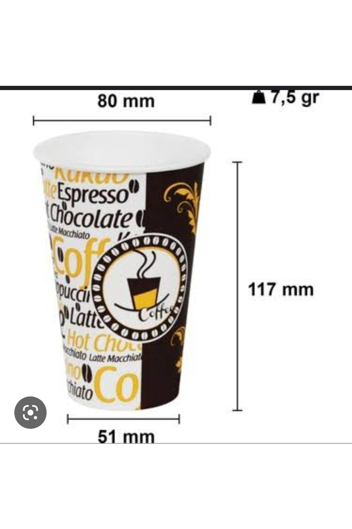 12 Oz Karton Bardak 300 ml - 200'lü / Kaliteli Otomat Bardak | Kahve — Koksal Pack — Bardak (2)