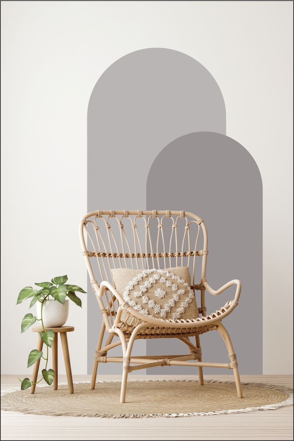Bohemian Blocks 2-Piece Wall Sticker