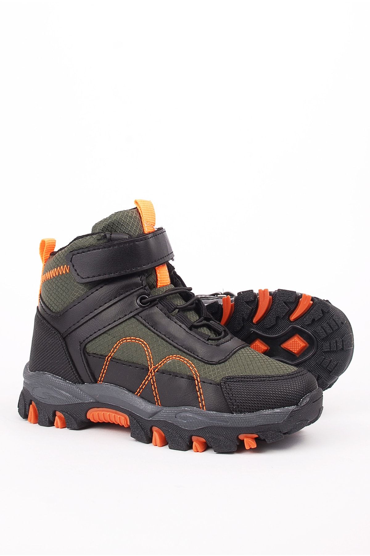 Boys black hotsell velcro boots