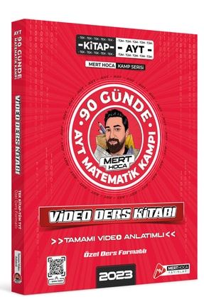 Mert Hoca 2023 90 Günde Ayt Matematik Kampı Video Ders Kitabı 9786056916083