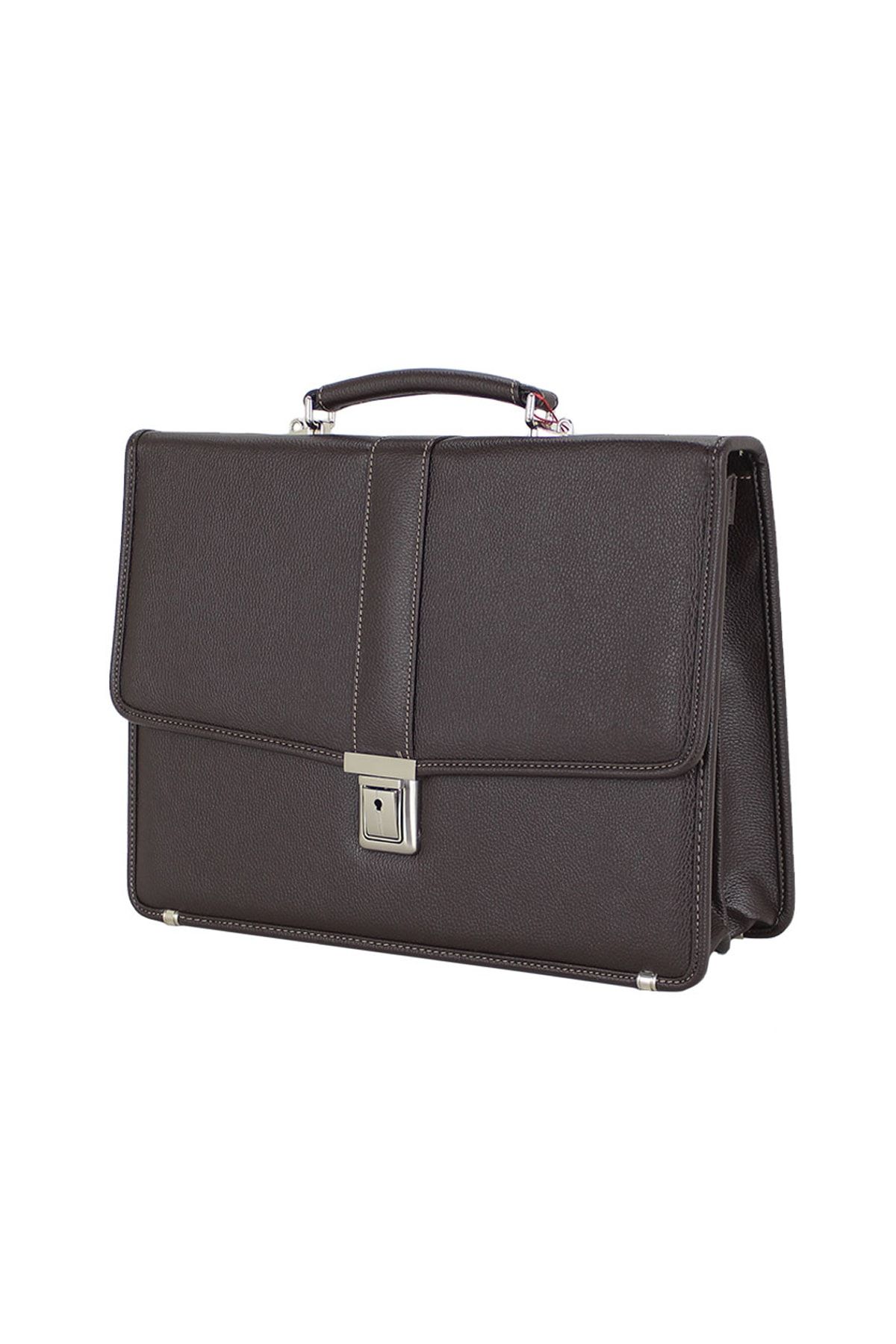 Case Club-Medium Size Briefcase A4 Paper Compatible Lock Mechanism With Shoulder Strap 8