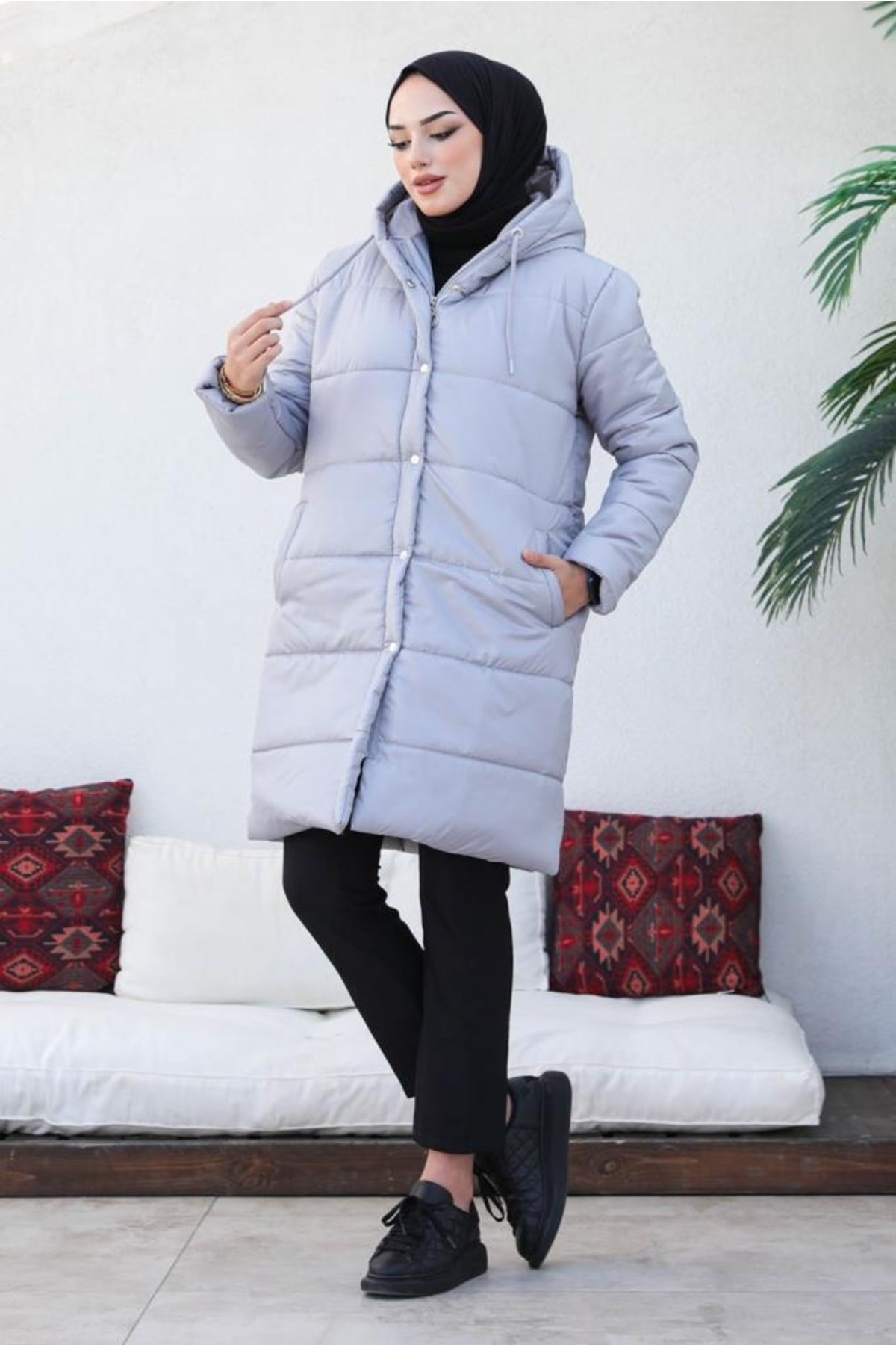 4445 Padded Puffer Jacket Gray