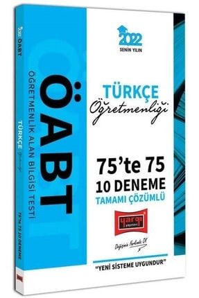 2022 Öabt Türkçe Öğretmenliği 75te 75 Tamamı Çözümlü 10 Deneme 9786254424878