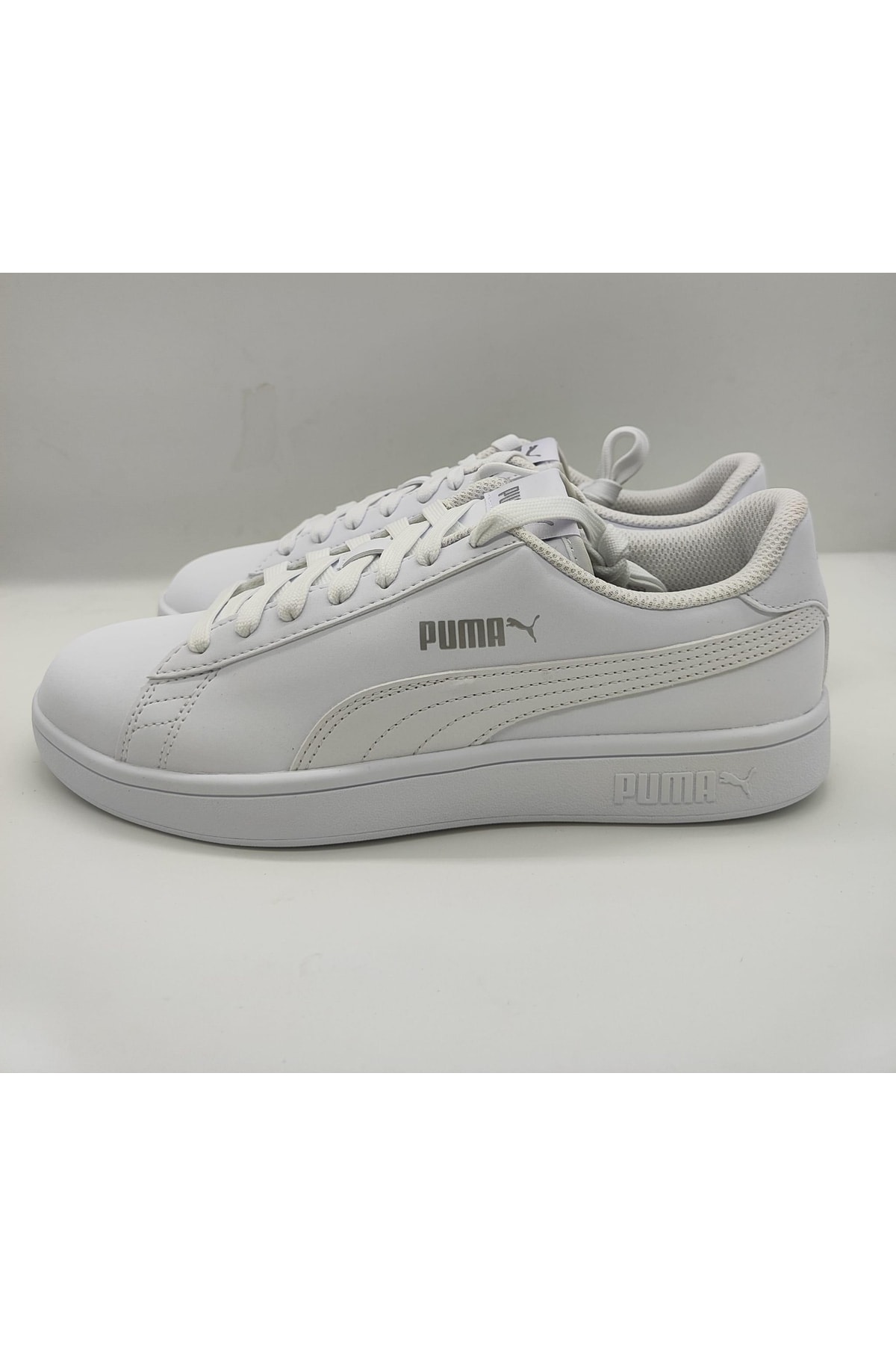 Puma Beyaz - 36516073 Smash V2 Buck Unisex Günlük Spor Ayakkabı