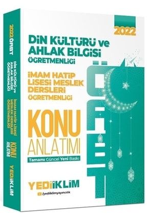 2022 Öabt Din Kültürü Ve Ahlak Bilgisi Imam Hatip Lisesi Meslek Dersleri Öğretme 79914