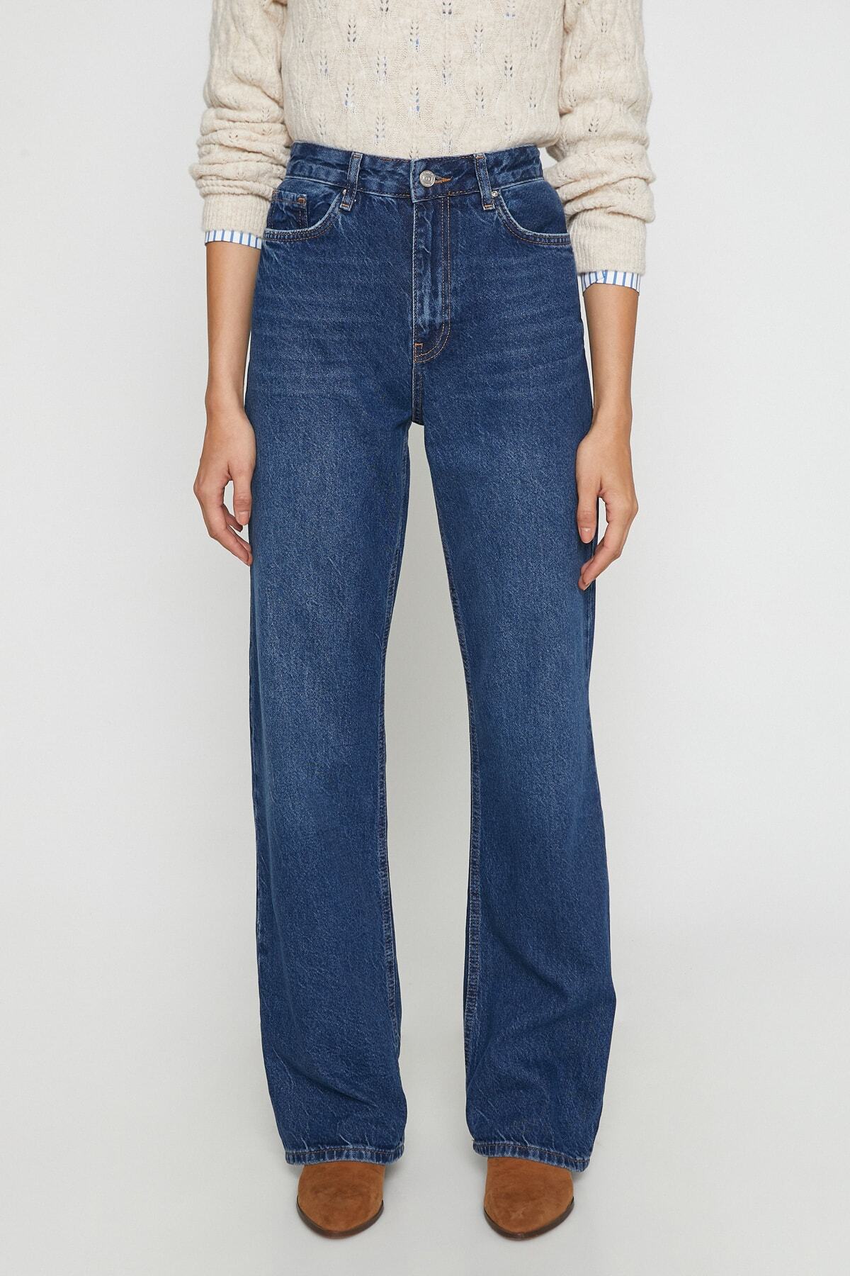 Kadın Koyu İndigo Jeans 3WAL40261MD
